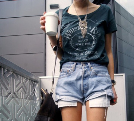 7o0mli-l-610x610-shirt-t+shirt-band+t+shirt-hipster-grunge-soft+grunge-pastel+grunge-90s-light+blue-blue+skirt-high+waisted+short-bikini-black-denim-high+waisted+denim+shorts-tumblr-tumblr+girl-tum