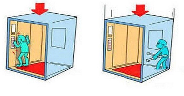電梯下墜時99%的人都會做出錯誤的「這個動作」，快看這裡！這幾個保命方法千萬要學下來！
