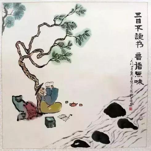 哲理中國畫，發人深省，意味悠長