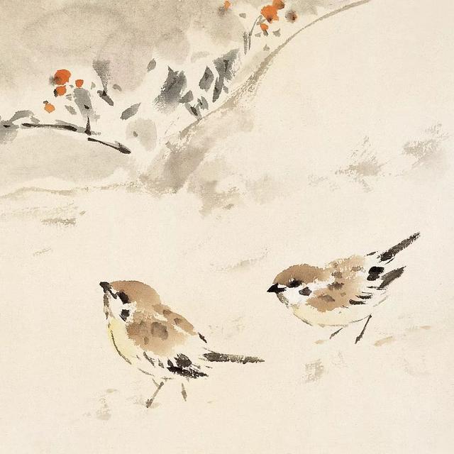 著名畫鳥大師蕭朗的水墨百鳥圖（第一輯）