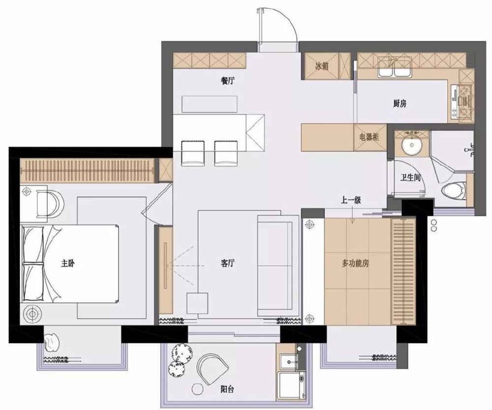 76㎡北歐風兩室一廳，全屋裝修清新明亮又通透，真的太漂亮了